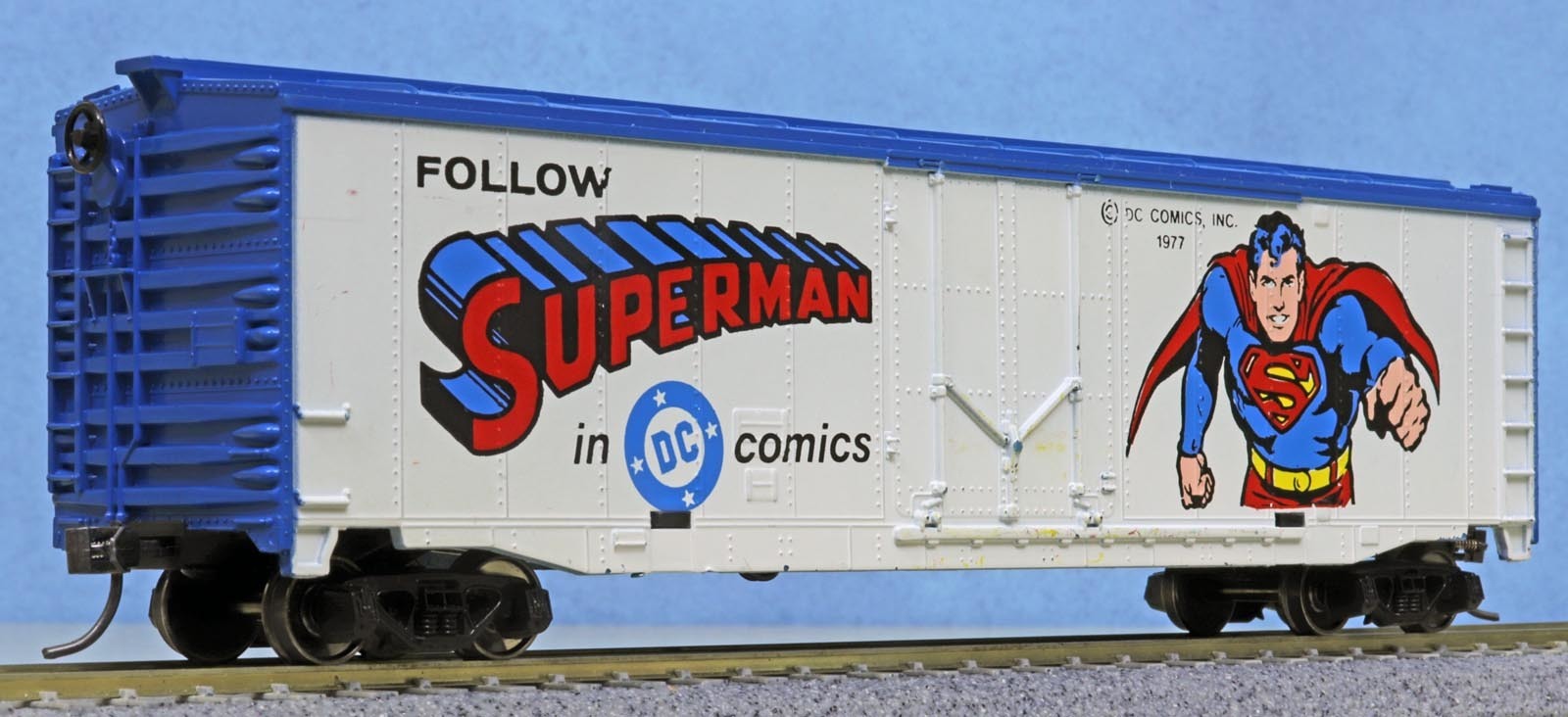 Tyco Superman box car